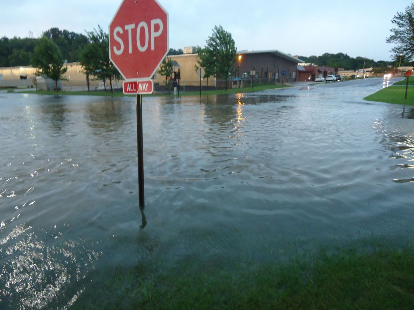 Holmen storm damage